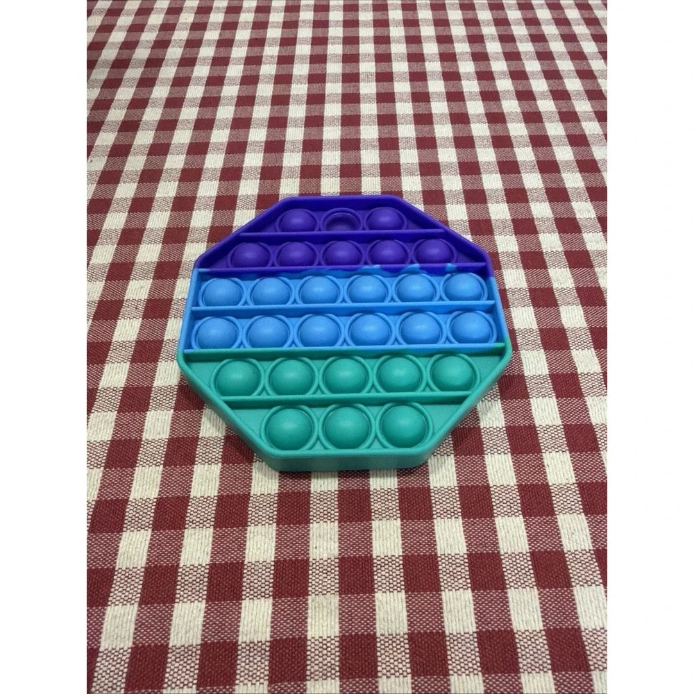 Pop It Fidget Toy Fast Push Game Decompression Toy Multi-color Octagon